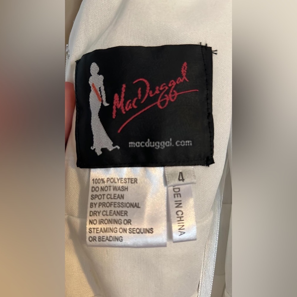 Mac Duggal White Dress - Picture 7 of 16